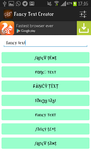 Fancy Text Creator