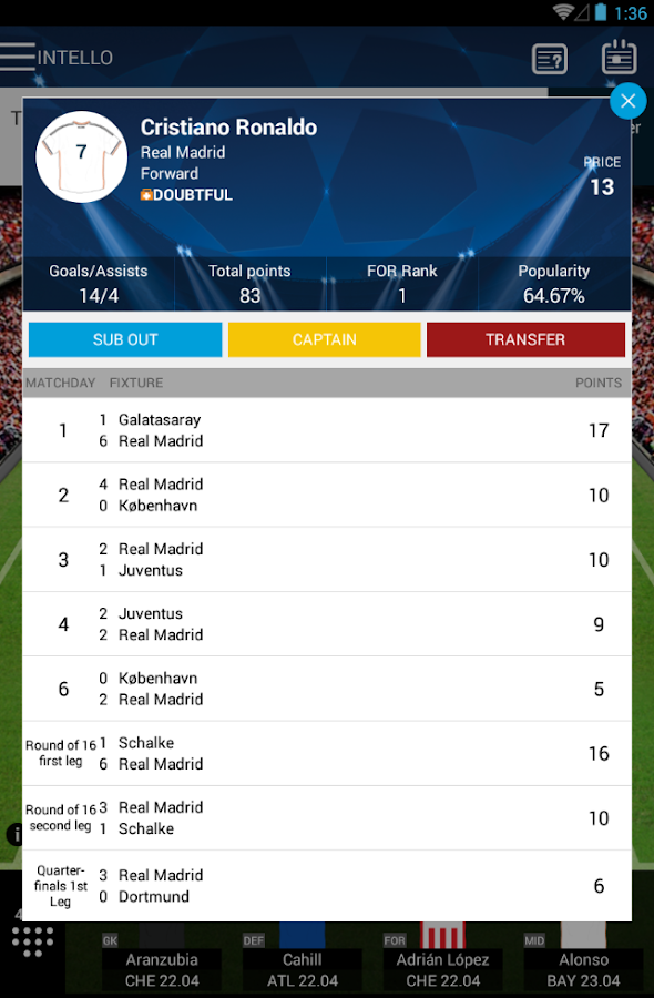 Fantasy UEFA Champions League - Aplicaciones de Android en Google Play