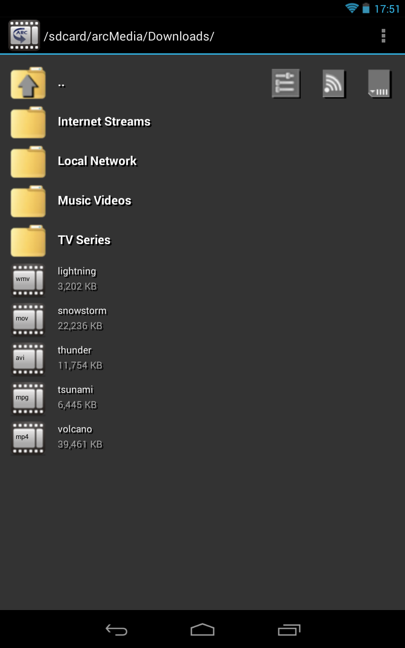 arcMedia Pro (neon) Screen 2