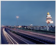 De A2 bij Zaltbommel / Waardenburg bij nacht
