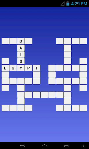 English - Farsi Crossword