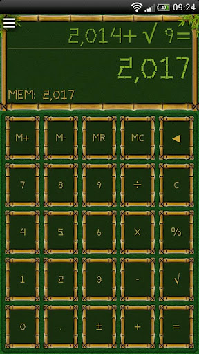 SCalc theme Bamboo