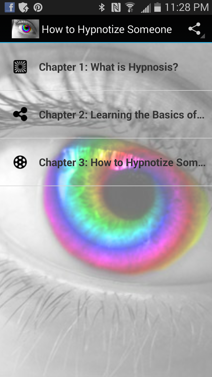 Android application How to Hypnotize Someone screenshort