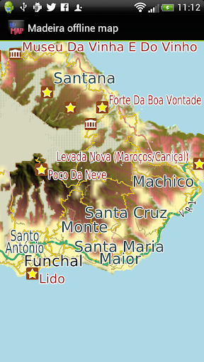 Madeira offline map