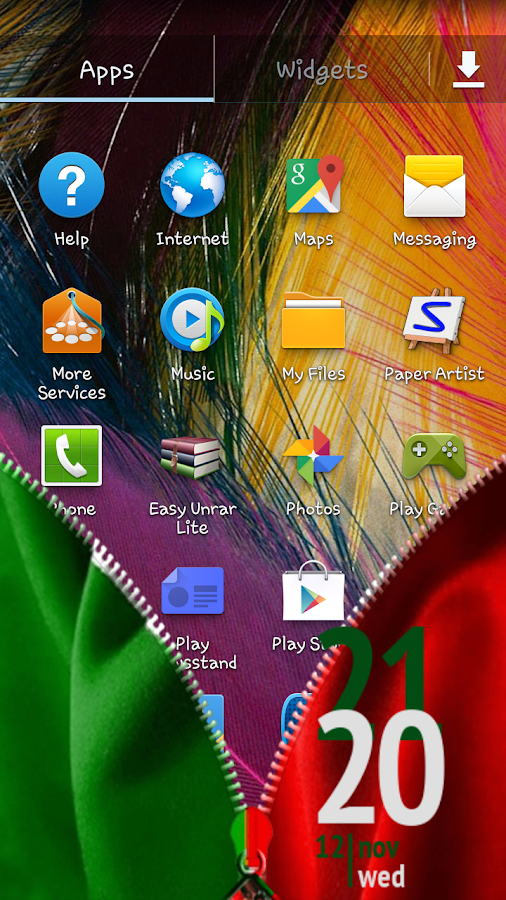 PTI Zipper Screen Lock - screenshot