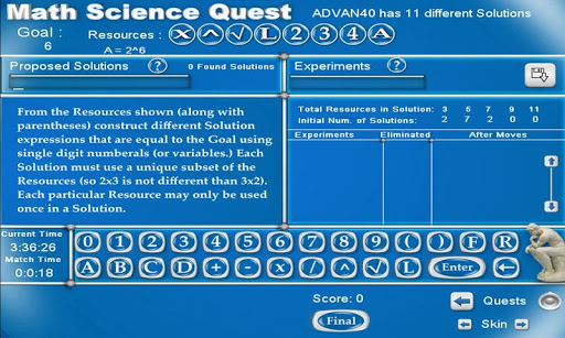 【免費教育App】Math Science Quest-APP點子