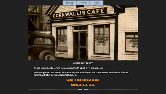 Business App Pages Screenshots 1