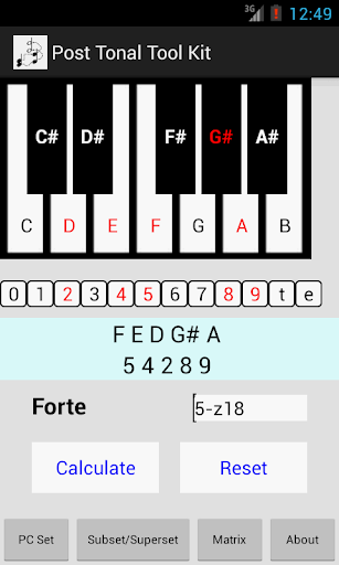 Post-Tonal Tool Kit 2.1