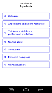 Free Non Kosher Additives APK