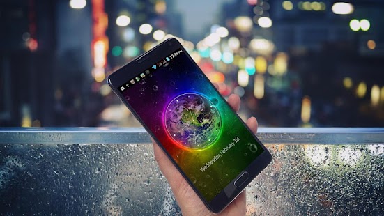 How to download Colorful Earth HD Analog Clock patch 1.2 apk for bluestacks