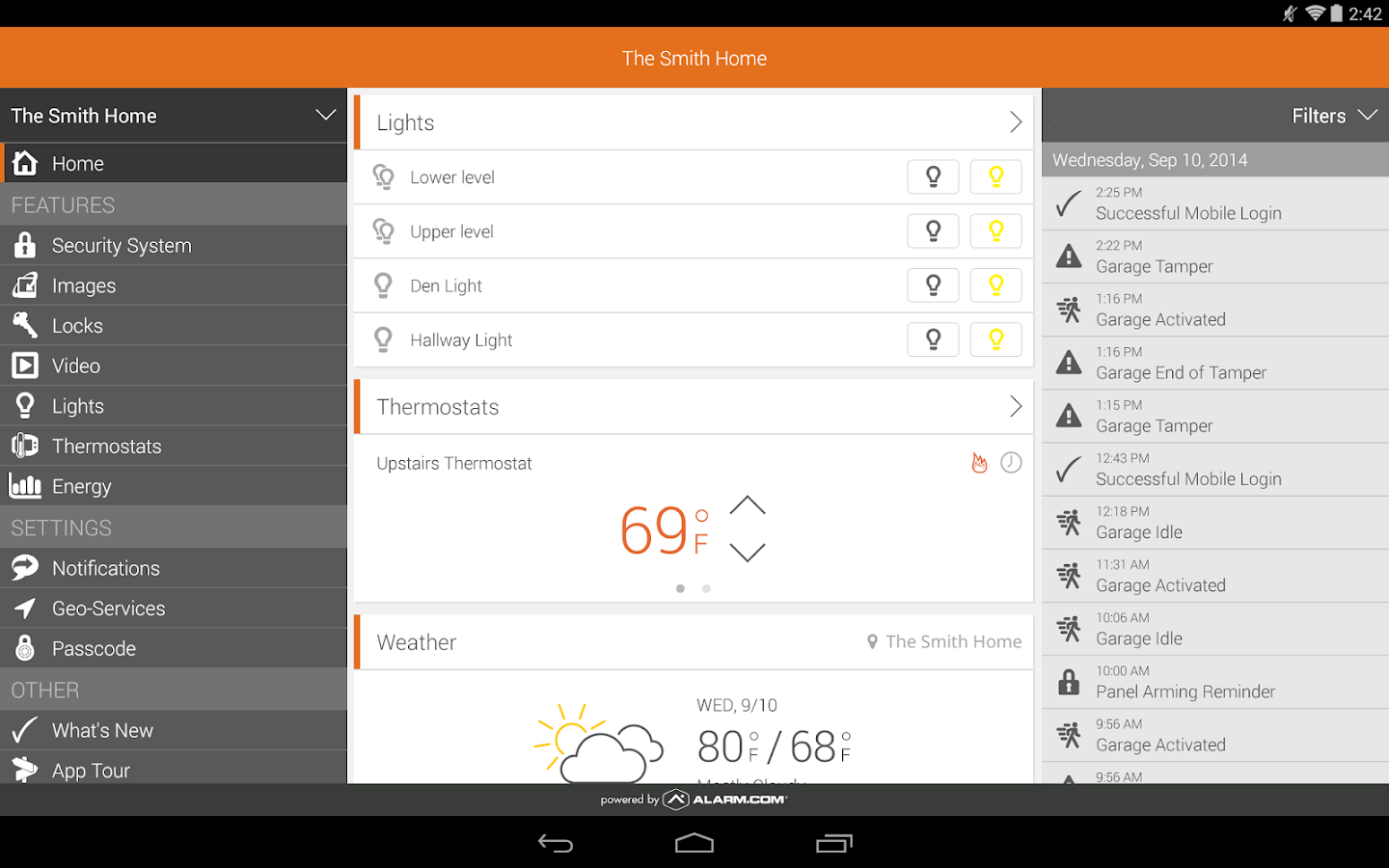 Alarm.com - Android Apps on Google Play
