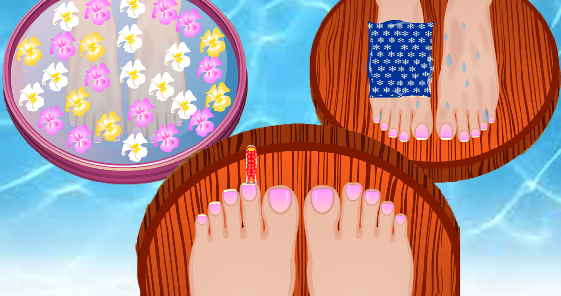 App Kid Games Foot spa for kids Lena’s Spa