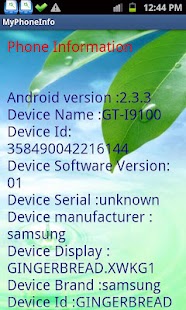 Free Download Phone info APK for Android