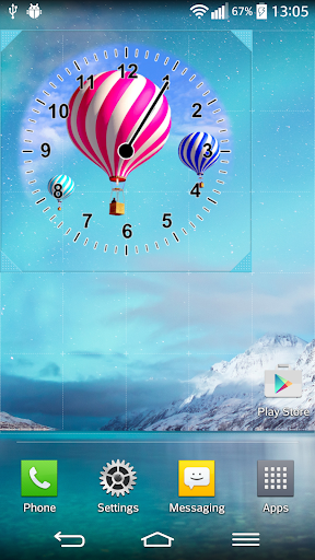 Hot Air Balloon Clock