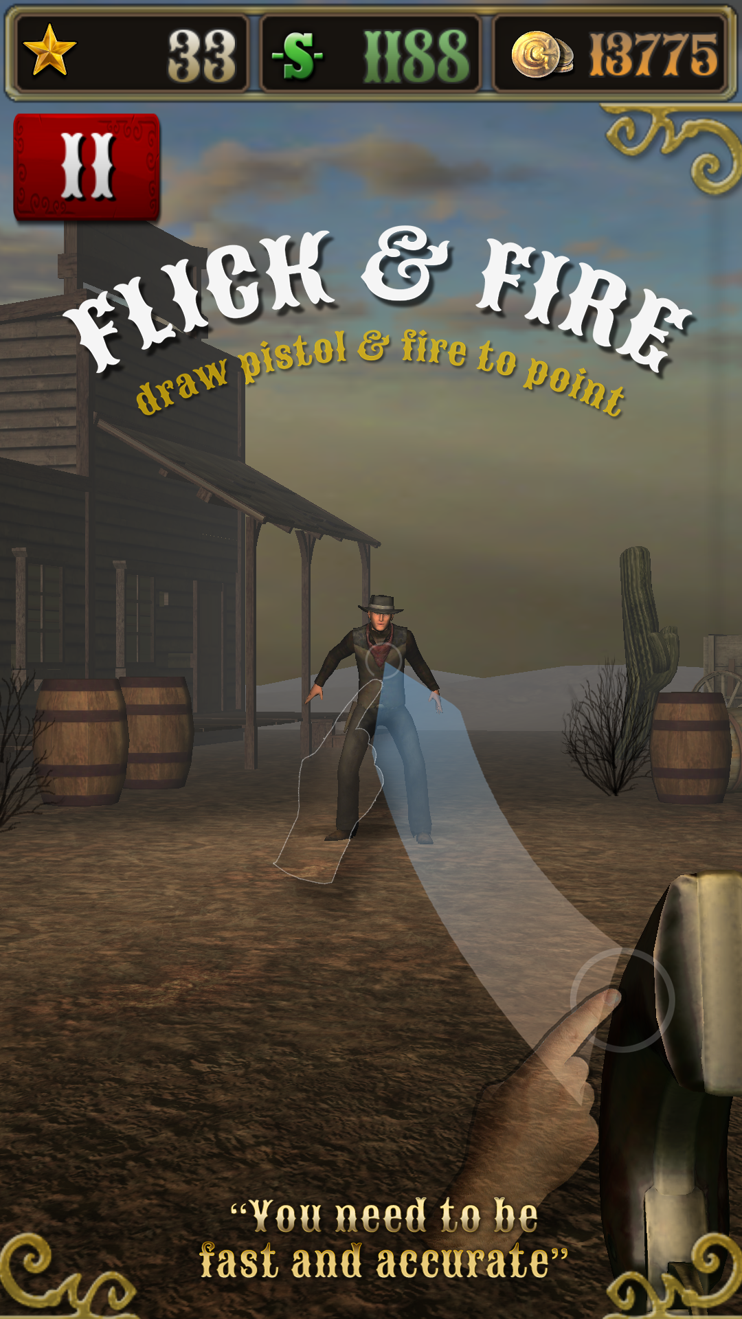 Android application Bounty Hunt: Western Duel Game screenshort