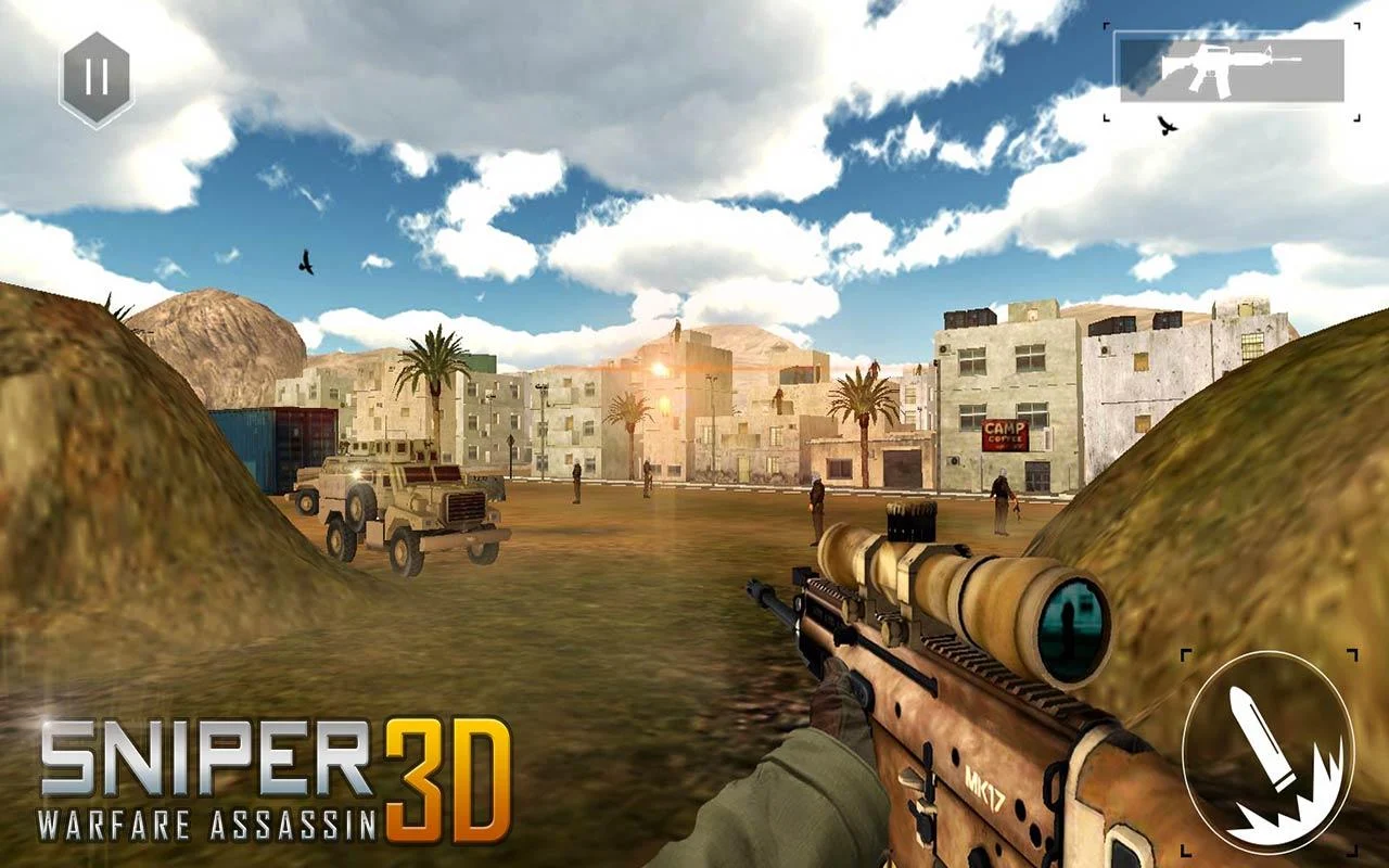    Sniper Guerra Assassino 3D- screenshot  