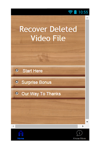 Recover Deleted Video File Tip