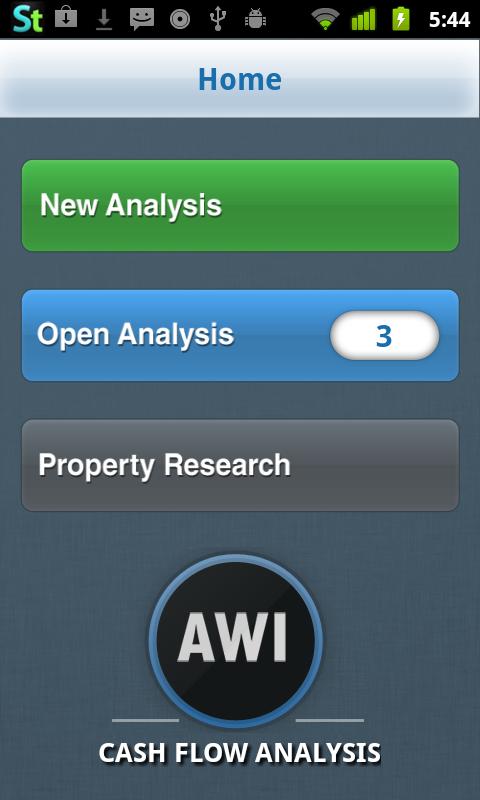 Real Estate Cash Flow Analysis Screen 3