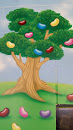 Jellybean Tree in Candyland Mural