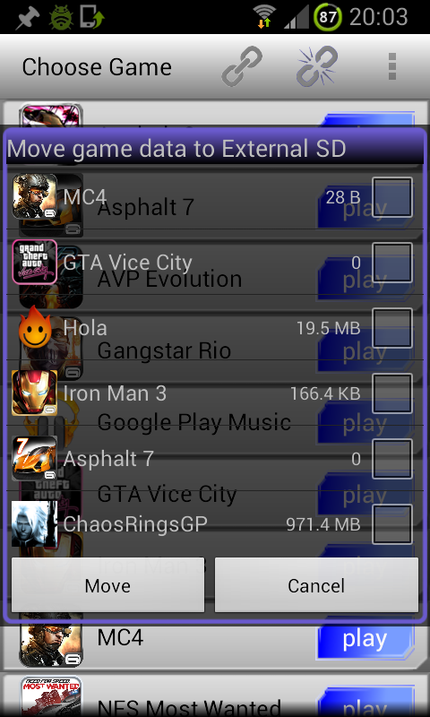    GL to SD(root)- screenshot  