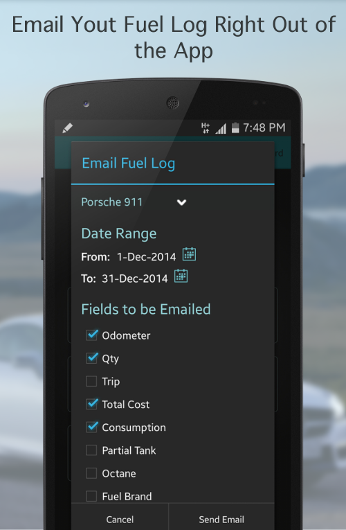 Fuel Buddy Car Mileage Log screenshot