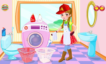 Garden Clothes Washing poster 3
