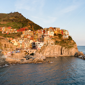 Manarola by Colin Stewart - Landscapes Waterscapes