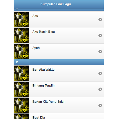 【免費書籍App】LIRIK LAGU POP INDONESIA-APP點子