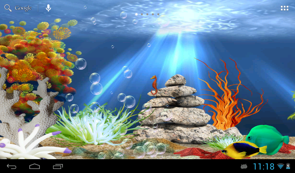 Acuario Tropical Live 3d Wallpaper Para Android Identi