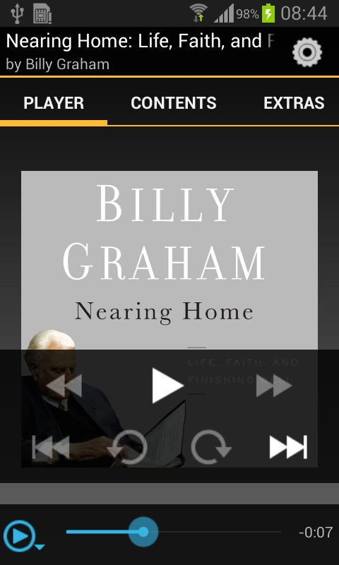 Nearing Home (Billy Graham) Screen 2