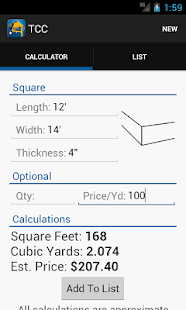 Download Total Concrete Calculator, TCC APK for Android