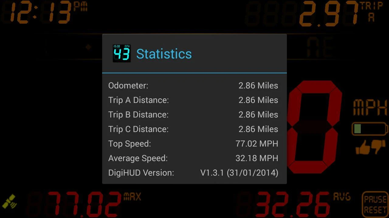 скачать DigiHUD Спидометр на андроид
