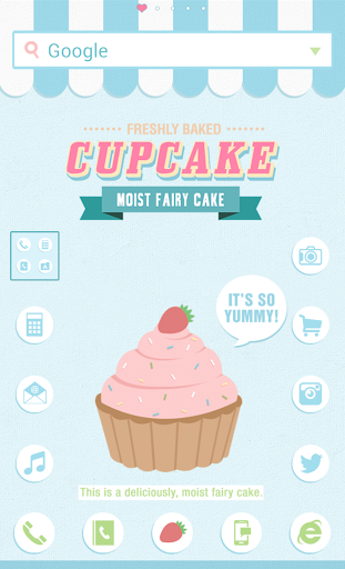 Cupcake dodol launcher theme