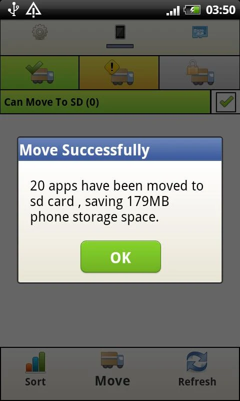 Easy APP2SD  (Move Apps to SD) - screenshot