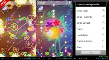 Flowers Live Wallpaper APK capture d'écran Thumbnail #7