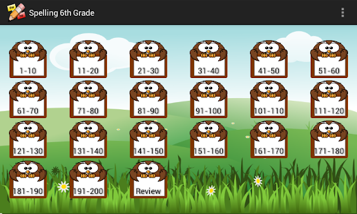 Download FREE Spelling 6th Grade APK