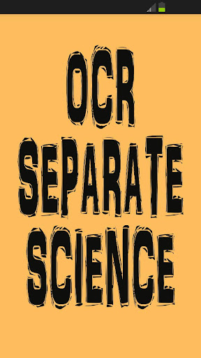 GCSE Separate Science - OCR