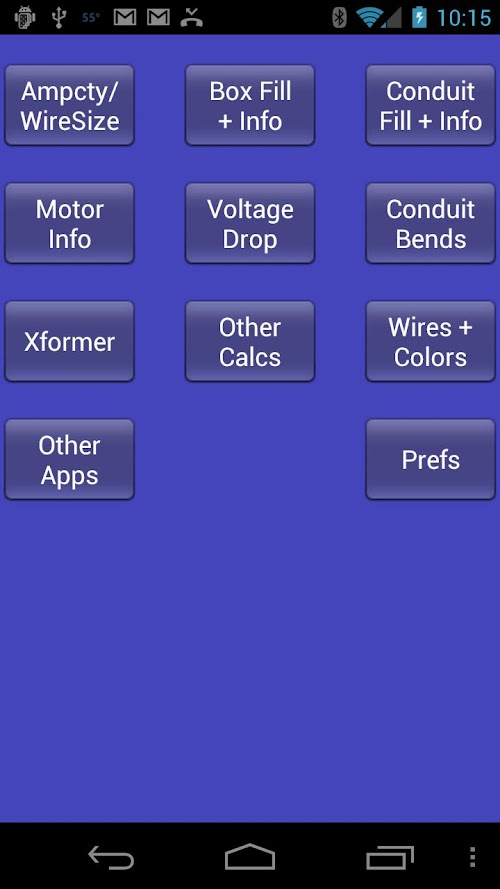 Android application EWP 2011 Electrical Wiring Pro screenshort