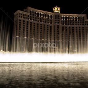 Bellagio Fountains 2 by Brent Huntley - Buildings & Architecture Office Buildings & Hotels