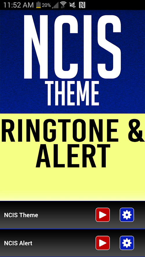 Android application NCIS Theme Ringtone &amp; Alert screenshort
