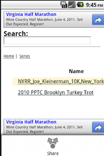 Running Results Search NYC,etc Screenshots 0