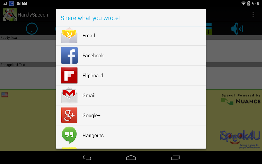 HandySpeech Screen 3