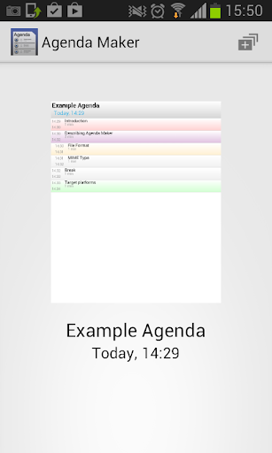 Agenda Maker