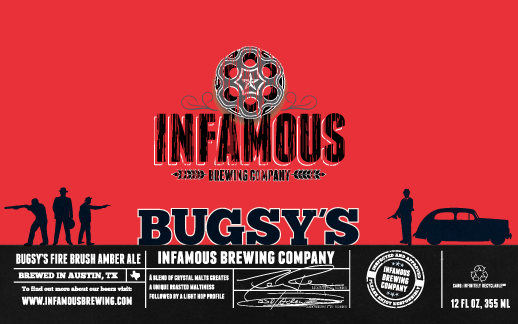 Logo of Infamous Bugsy's Firebrush Amber