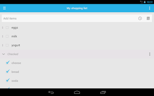 Shopping List Screenshots 5