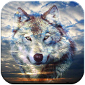3D Wolf icon