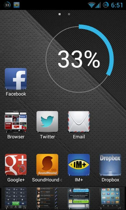 Andro Iphone ADW GO NOVA APEX - screenshot