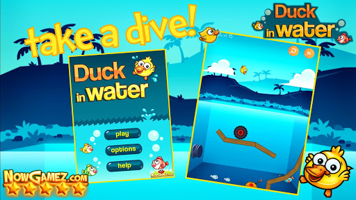 Duck in Water - Funny game