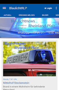 Blaulichtnews Rheinland-Pfalz Screenshots 0
