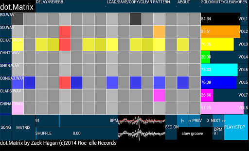 dotMatrix Drum Machine Demo